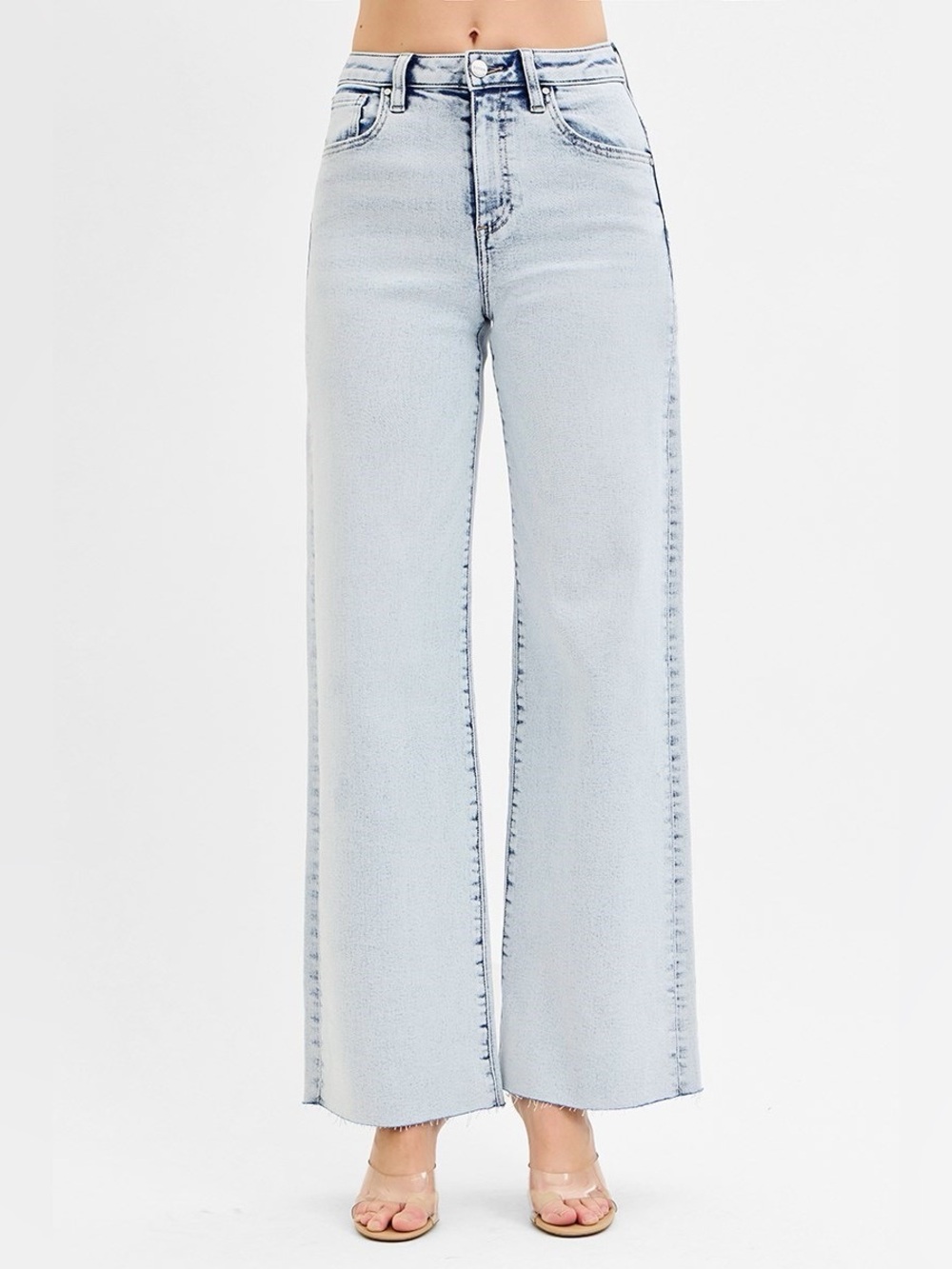 New With Tags Wide-Leg Light Wash Women's Jeans